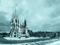 В Финляндии изо льда построят Храм Святого Семейства