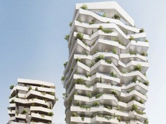 В Париже строят экобашню из балконов