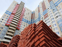 В России за первое полугодие ввод жилья вырос на 30%